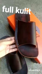 (COD) Sendal kokop pria full kulit 100%