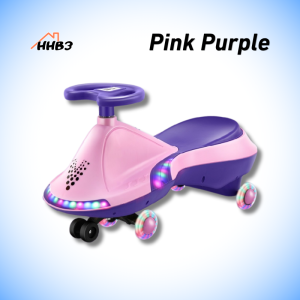 HHB3 Kids Magic Swing Car Children Light Music Twist Flashing Wheel Rocking Sturdy Safe Smooth Birthday Gift Fastship