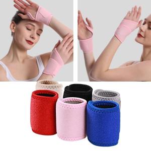 2Pcs Sports Wrist Guard Wrist and Thumb Support Breathable Adjustable Wrist Brace Wrist Compression Wrap for Fitness