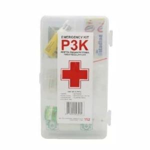 Kotak Obat P3K Emergency Kit Pertolongan PertamaBox Plastik Lengkap Dengan Isi