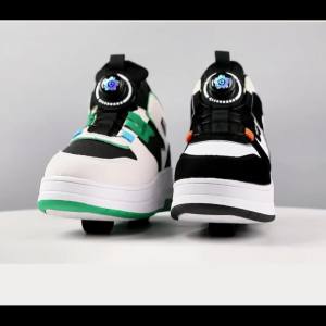 Children Junior Roller Skate Shoes Kids Sneakers with Two Wheels for Boys and Girls Running Shoes Casual Boys Shoes size 31-42