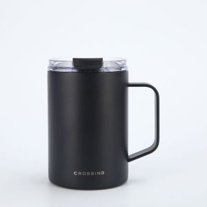 Crossing Neo V2 Insulated Stainless Steel Leakproof Lid Ceramic Mug With Handle And Silicone Base 400ml/500ml