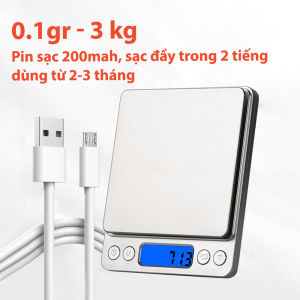 Cân Điện Tử Mini Cân Tiểu Ly Cao Cấp 2021 MIFAN 0.01g - 10kg - Nhỏ Gọn Siêu Chính Xác Thép Không Gỉ Màn LCD - Tặng Kèm 2 Đĩa Cân và Pin