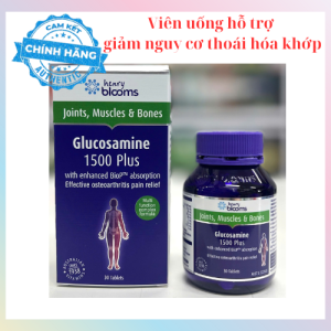 Viên uống Glucosamine 1500 Plus Henry Blooms hỗ trợ tăng tiết dịch khớp bảo vệ sụn khớp (30 viên)