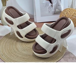 [ASFER] Sandal Wanita Wedges Premium Sandal Selop Ringan Empuk Tinggi Ban Dua Terbaru