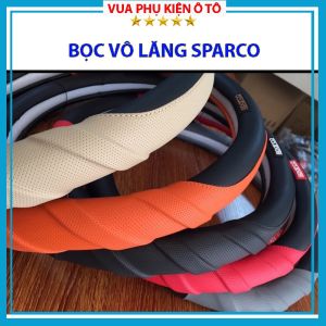 Bọc vô lăng - Bọc vô lăng sparco cao cấp chất lượng tốt phong cách thời trang lịch lãm.