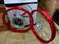 Velg Jari Jari Ring 17 Velg Rossi Untuk Motor Mio Sporty Mio soul Mio Lama Nouvo Warna Merah. 