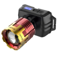 Senter Kepala LED Zoom 90 Watt 2000 Lumen Aoki IRONEDGE Design AK-3655A. 
