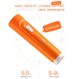 LED lithium battery flashlight portable student dormitory night light rechargeable mini flashlight
