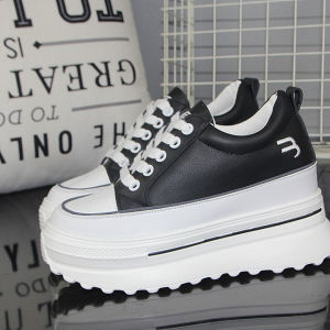 Giày độn đế thêu chữ 8.5cm PSOD695-1180 - form nhỏ đặt tăng 1 size