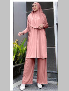 Jersey Stelia  Setelan ELLY Pant + Tunik +HIjab Paduan Trendi dan Kehandalan untuk Gayamu