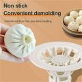 1PC ABS Baozi Making Mould Flower Type DIY Dumpling Bao Buns Mould Non-Stick Homemade Baozi Maker Machine. 