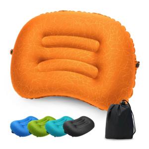 Ultralight Inflatable Camping Pillow Compressible Travel Pillow for Neck Support Hiking & Backpacking Gear