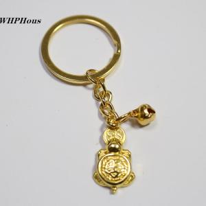 XZ🔥🔥🔥 Fengshui Lucky Turtle Pendant Japan Sensoji Temple en Tortoise Keychain Money-biting Turtle Ornaments Decor Longevity Protection Financial Stability Lucky Charm