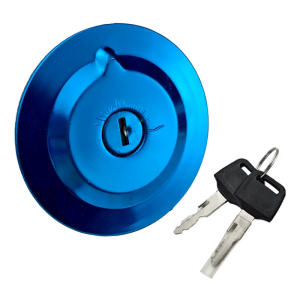 Universal Motorcycle Gas Tank Lid Streamlined Designs Secure Lock Aluminum Fuel Tank Cover Easy to Use for Bike YBR125