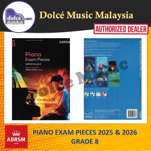 ABRSM - Piano Exam Pieces 2025-2026 Syllabus - Grade 8