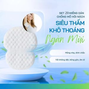 MIẾNG DÁN THẤM HÚT MỒ HÔI NÁCH SIÊU THẤM SIÊU MỎNG | PAD CHỐNG Ố ÁO SET 20 CẶP 40 MIẾNG