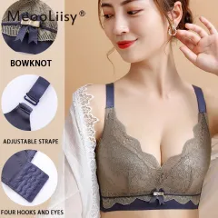 MeooLiisy Fashion Push Up Women Brassiere No Wire Bras for Women Lace Plus  Size Underwear