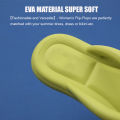 Korean Women New Fashion Candy Flat Slippers Beach Sandals Tsinelas  Flip Flop Slides Thick Bottom Soft and Comfortable Summer(Add one size）#A8013. 