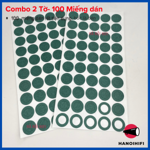 Dán đầu pin bảo vệ cực dương (+) pin 18650 1 tờ 50 miếng dán