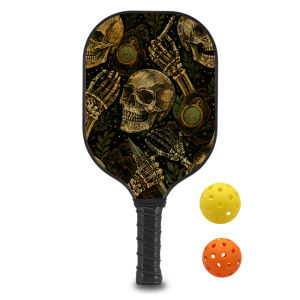Lightweight Pickleball Paddle with Comfort Grip and Durable Fiberglass surface for Indoor/Outdoor sport racks ID 60625-165445124