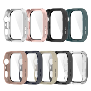 Clear Display Shielding Case with Reinforced PC Shell & Smooth Button Access Suitable for watch fit 4