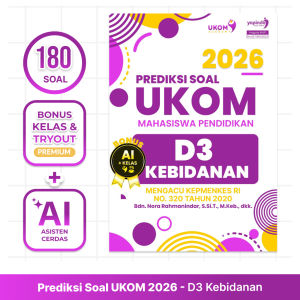 UKOM Academy Buku Prediksi Soal UKOM D3 Kebidanan 2026