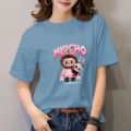 LABUBU tshirt women Ladies Tshirt Cotton Round Neck Tshirt Korean Shirt For Women Tees womens tshirt original t shirt for women tshirt for women Tshirt Cotton for women t shirts for women panglakad Tshirt women. 