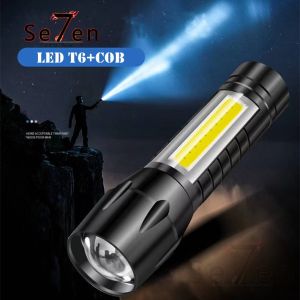 Lampu Senter LED Mini Portable Keychain Magnetic COB 500 super terang Lumens Lampu Senter LED viral di tiktok cas batre tahan lama tahan air anti air bisa cod termurah