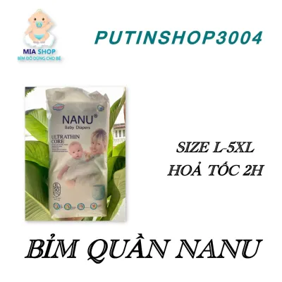 [FREESHIP - HCM] Bỉm/Tã Dán/Quần Cao Cấp NANU BABY S50/M50/L50/XL50/XXL50/XXXL50