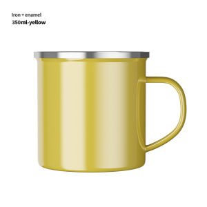 Fypo ถ้วยเคลือบ350Ml แก้วกาแฟถ้วยนมแก้วบาร์แก้วน้ำดื่มถ้วยน้ำ