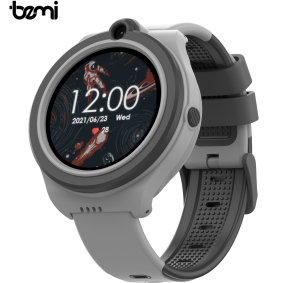 Smartwatch for children Bemi Linko LTE GPS Wifi SIM Slot Bluetooth Accelerometer Heart Rate monitor pedometer - Grey