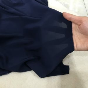 Vải Lụa Habutai Xanh Khổ 1m45 - Chất Mềm Mịn Mỏng Rũ Co Giãn Nhẹ - Làm Lót Quần Mặc Áo Dài