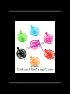 Tusuk Konde Spiral Elastis & Aksesoris Rambut Lainnya