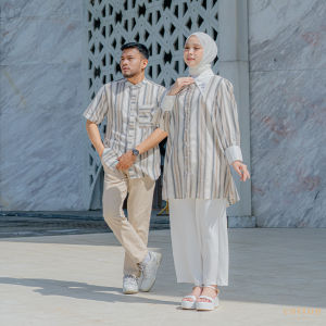 Cotton Inch - Safaira Sarimbit Kemeja Koko Kemeja Tunik