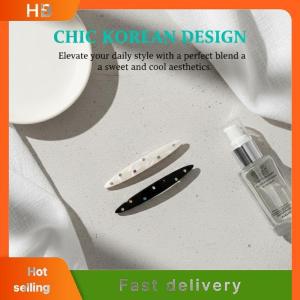 HB Color Drilling Acetic Acid Hairpin Clip Korean Style Niche Trendy Hair Accessories for School and Events