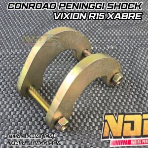 Peninggi Shock Monoshock Belakang VIXION R15 XABRE XSR 155 Tebal 1cm Conroad Peninggi Skok