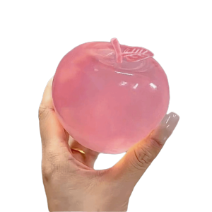 DISKAS Soft Coconut Oil Squishy Ball Transparent Blue Maltose Squishy Toy Kneading Toys Slow Rising Ball Quick-rebound Squeeze Toy For Kids Adults