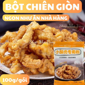 Bột chiên giòn siêu tiện dụngướp thịt hải sản siêu giòn ngon 100g