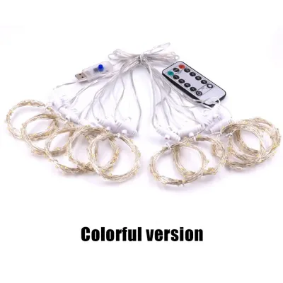 Lampu hias tirai Natal Tirai Panjang LED Tumblr 3 x 3 Meter long Curtain Gorden Light Lampu Hias Dekorasi Cafe