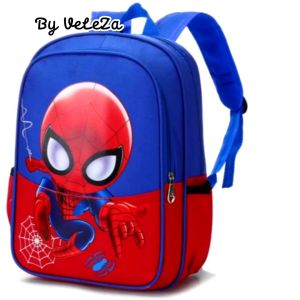 Tas Ransel Anak laki-laki Karakter Spiderman 2in1 Tas + Jam tangan Tas Ransel Anak Tas Sekolah Anak TK SD Ransel Anak Karakter Tas Ransel Sekolah Tas Karakter Tas Anak Ransel Anak