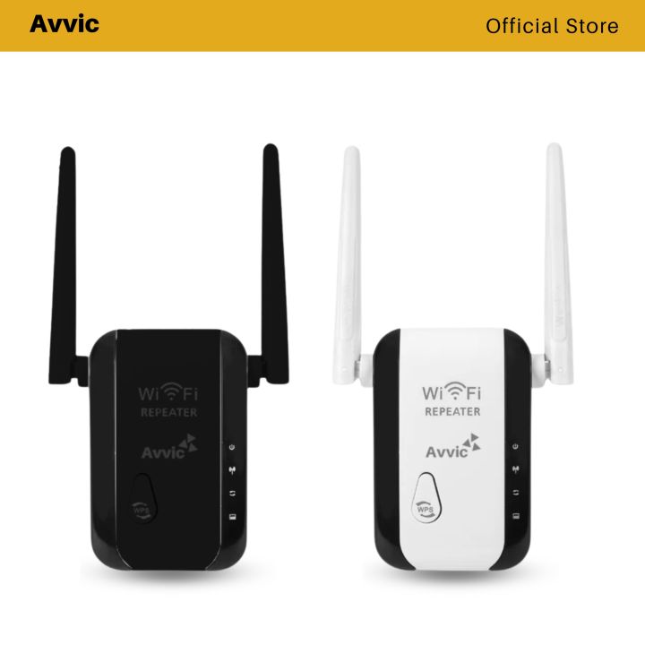 Avvic New WiFi Repeater Extender Antenna 300 Mbps Penguat Sinyal