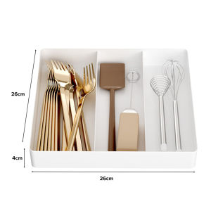 JIJI.SG Rutli Cutlery Organizer Utensil Tray Expanding Tiered SG