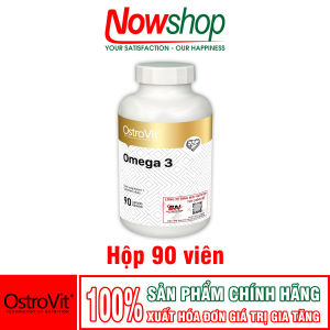 Viên Uống Dầu cá Omega 3 OstroVit Ba Lan Bổ Sung EPA DHA Hỗ Trợ Tim Mạch Phát Triển Não Bộ Tăng Thị Lực 90 Viên