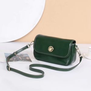 Hoàng Gia Người Đàn Bà Vô Túi Đeo Chéo Vai Cho Thời Trang Nữ Nhỏ Túi Vuông Da Bò Thật Túi Đeo Đeo Dây Hai Vai Dây Đeo 6015
