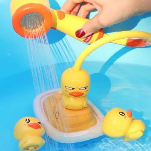 Baby Bath Toys Yellow Duck Shower Toy Water Spray | Mainan Mandi Kanak-kanak Itik Semburan Air | 宝宝洗澡玩具 | 小黄鸭花洒玩具