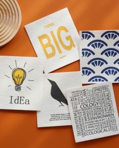 Dishcloth Cellulose Sponge Cloths for Kitchen Eco-Friendly Reusable & Absorbent Hand Cloth 木浆棉厨房超强吸水不沾油抹