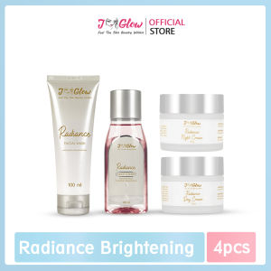 Jglow Skincare - Paket Super Whitening  Radiance Cream Perawatan Wajah Kecantikan Bpom Original / Mencerahkan Kulit Wajah Secara Merata / Menyamarkan Noda Hitam Serta Garis Halus Pada Kulit / Untuk Kulit Normal cenderung kering