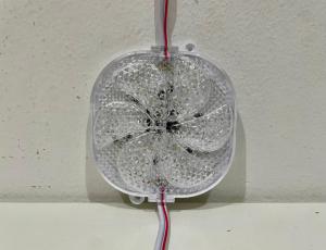 Lampu LED Kolong Model Kipas RGB Kedip Strobo Flash Kedap Kedip Blitz DC 12 Volt-24 Volt Motor Mobil Truk DC 12V-24V