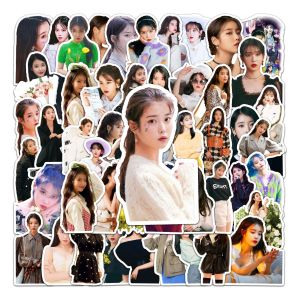 🌸Lovely💮50Pcs/set IU Sticker Waterproof K-POP Graffiti Creative Personality Laptop Water Cup Helmet Guitar Motorcycle Bicycle Skateboard Decoration Pet Elf Birthday Gift